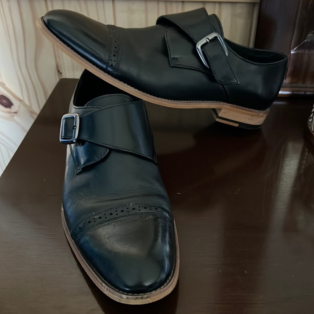Mens stacy Adam’s dress shoes wore once size 9